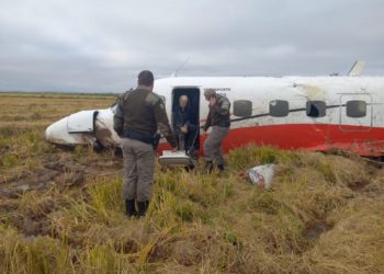 Brigada Militar apoia resgate em queda de aeronave