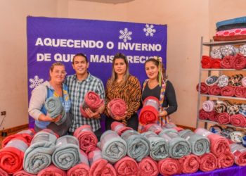 Prefeitura distribui cobertores no 1º Arraiá Solidário do CRAS