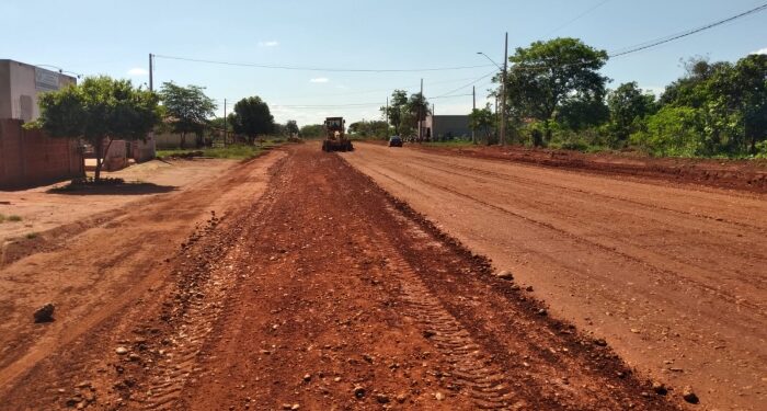 Prefeitura faz melhorias nas avenidas João Selvírio de Souza e Rotary Clube