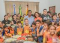 Maio Laranja: Prefeito recebe crianças