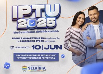 Selvíria: Prazo para pagamento do IPTU